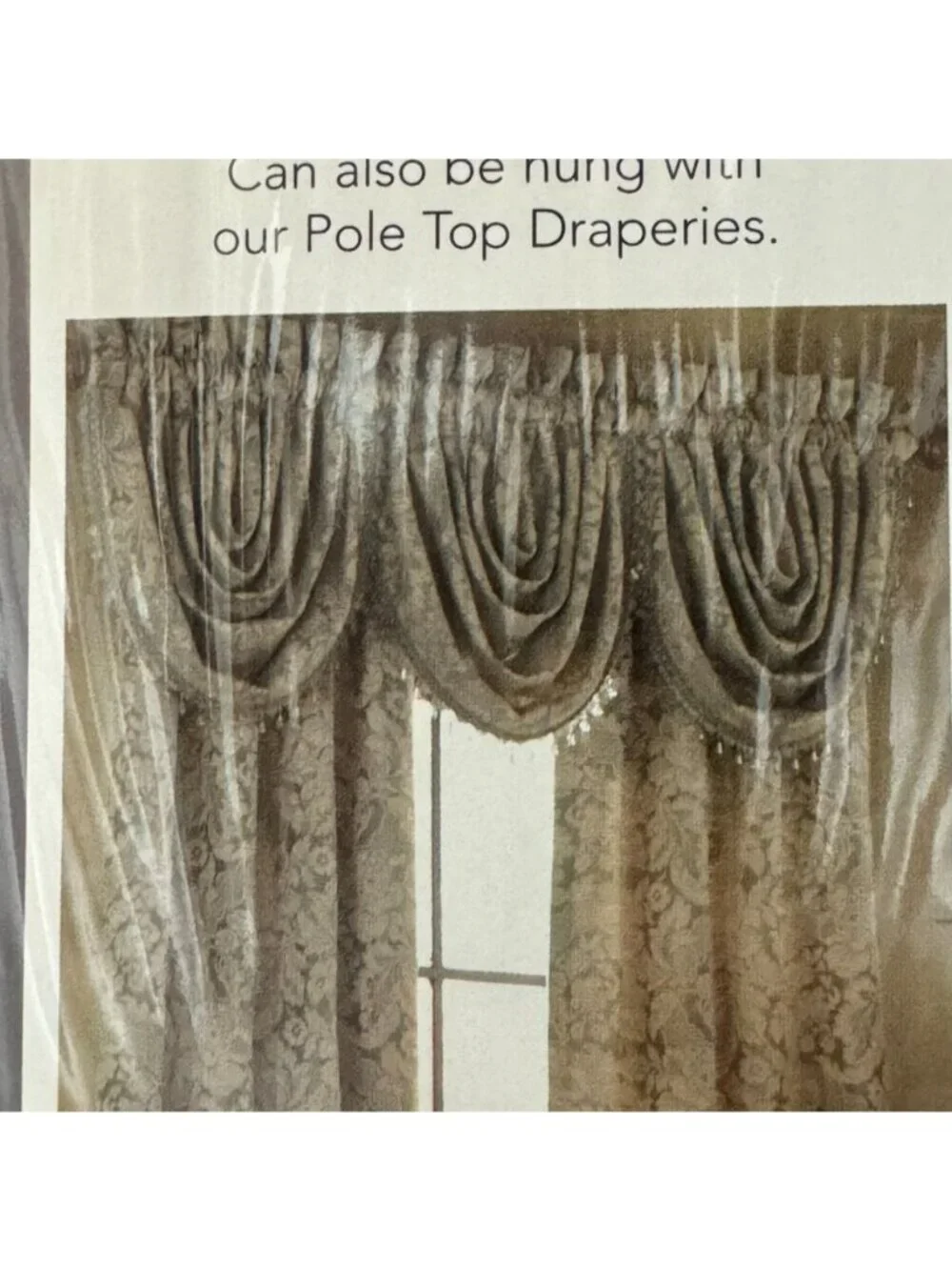 Croscill Waterfall Window Swag Valance 49
